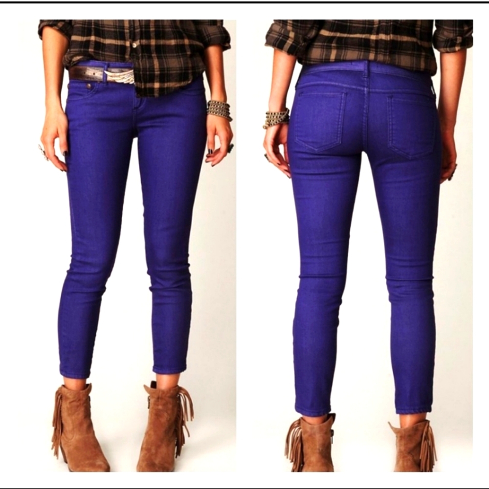 Free People Purple Ankle Zip